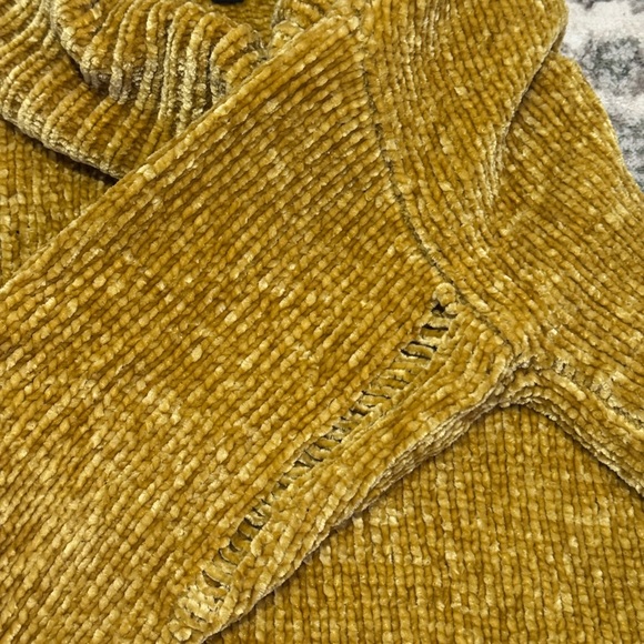 Jones New York Mustard Cowl Neck Sweater - Picture 3 of 3